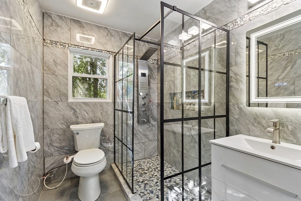 Bathroom, Glass Shower, Interior