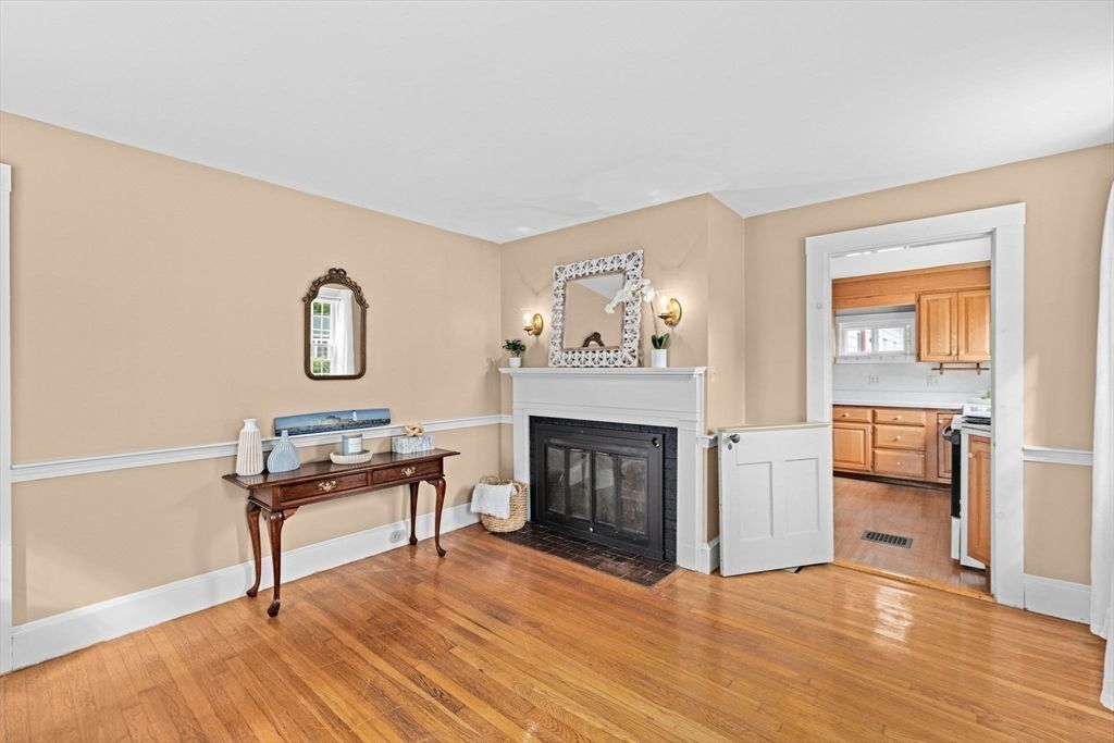 Fireplace, Interior, Wood Texture Flooring
