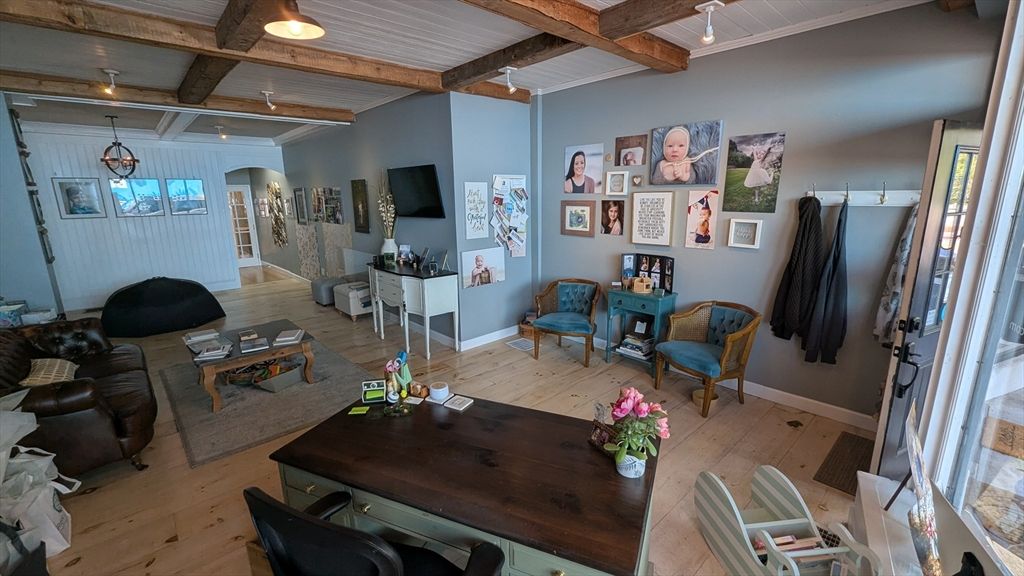 Dining room, Interior, Living room, Wooden Beams, Wood Texture Flooring