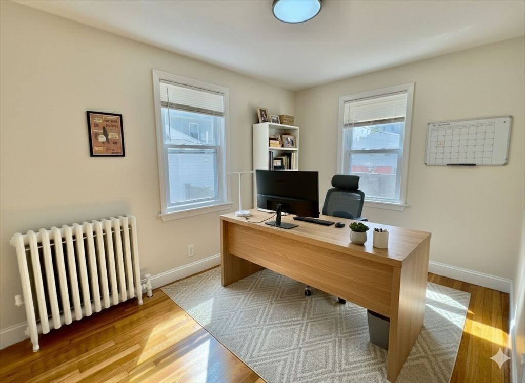 Home Office, Interior, Wood Texture Flooring