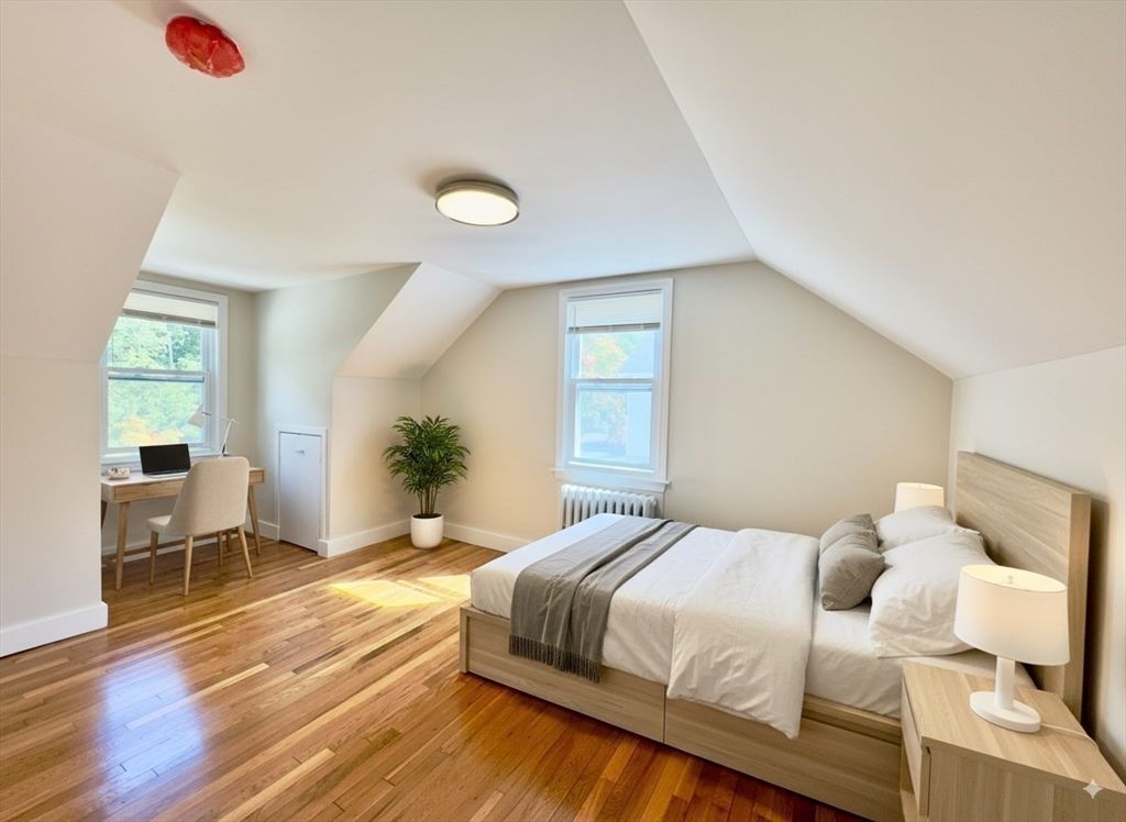 Bedroom, Home Office, Interior, Wood Texture Flooring