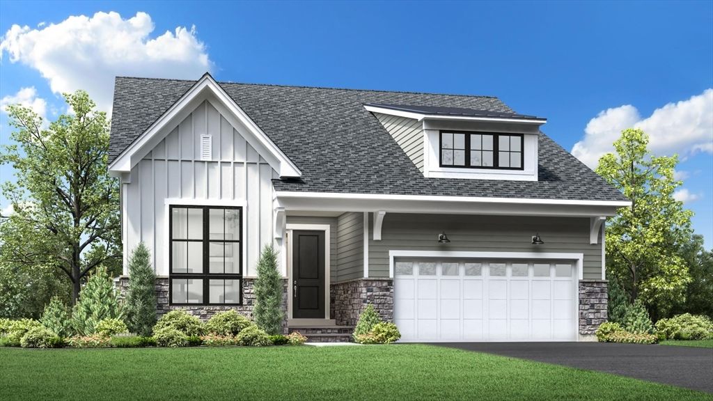 Attached, Exterior, Facade, Farmhouse