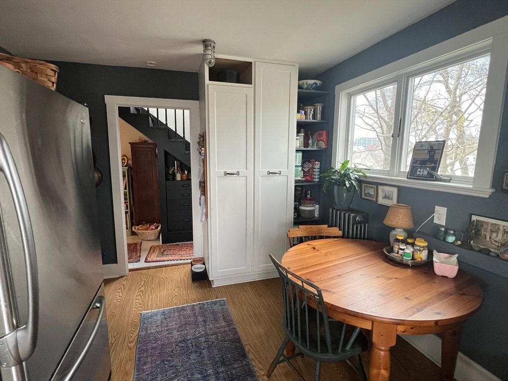 Dining room, Interior, Wood Texture Flooring