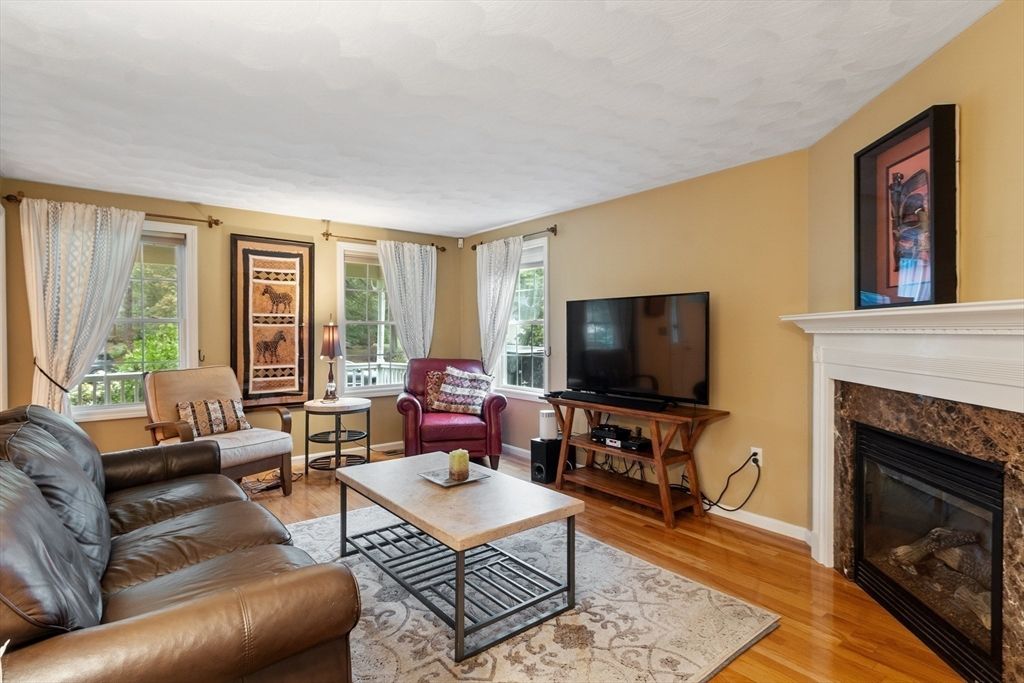 Fireplace, Interior, Living room, Wood Texture Flooring