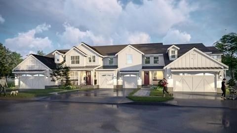 Attached, Exterior, Facade, Farmhouse