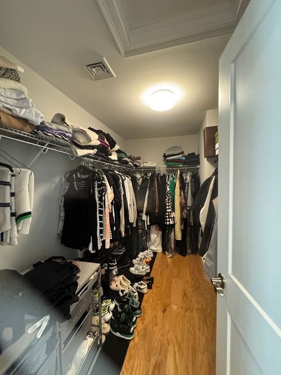 Interior, Walk-in Closets, Wood Texture Flooring