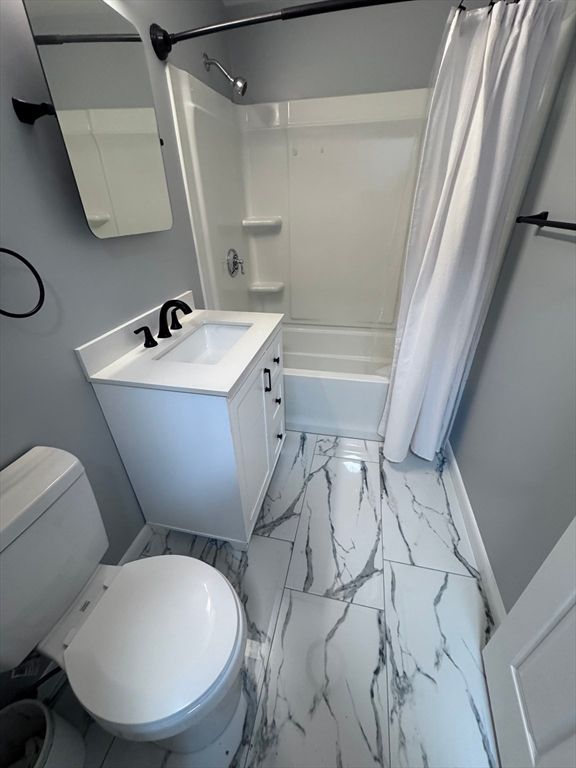 Bathroom, Glass Shower, Interior, Marble