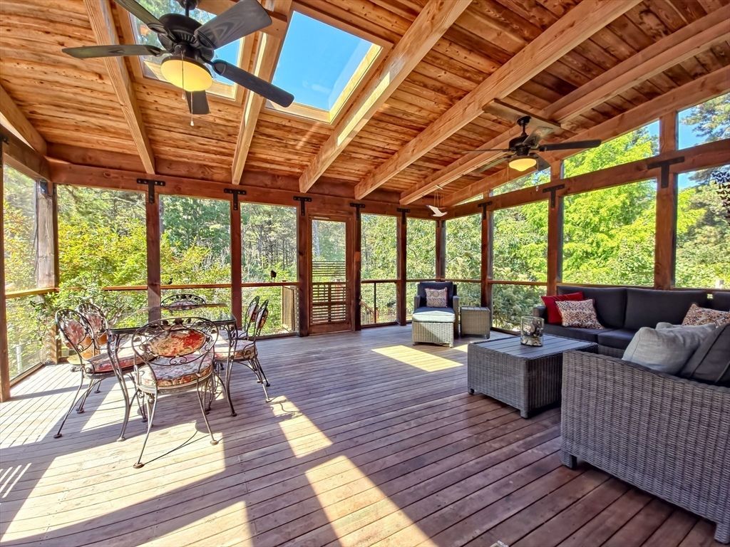 Interior, Living room, Sun Room, Wooden Beams, Wooden Ceilings, Wood Texture Flooring