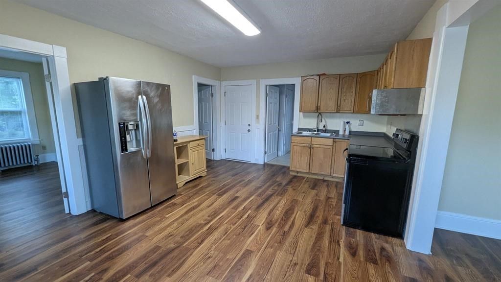 Interior, Kitchen, Wood Texture Flooring