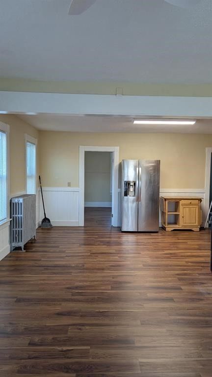 Empty room, Interior, Washer, Wood Texture Flooring