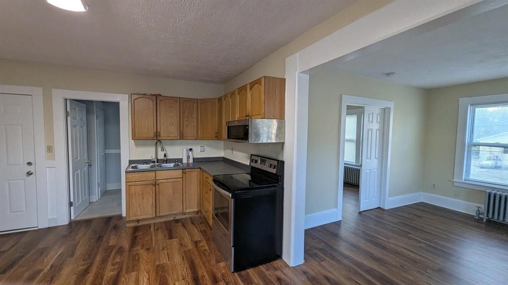 Interior, Kitchen, Wood Texture Flooring