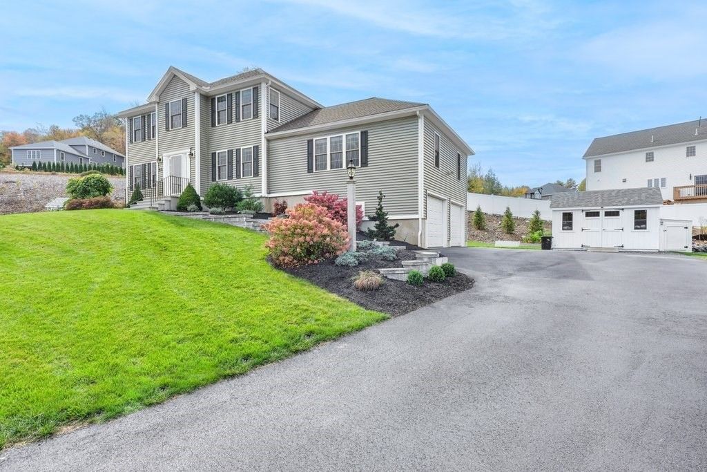 Attached, Backyard, Exterior, Facade, Farmhouse