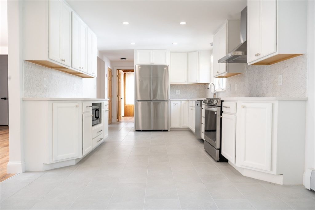 Interior, Kitchen, Recessed Lighting, Stainless Steel Appliances