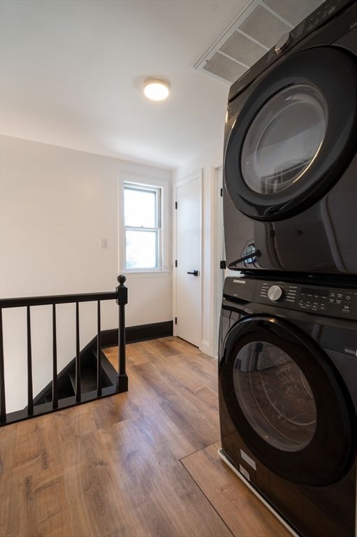 Interior, Recessed Lighting, Utility Closets, Washer, Wood Texture Flooring