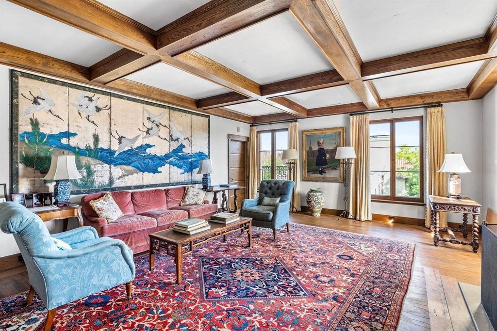 Interior, Living room, Wooden Beams, Wood Texture Flooring