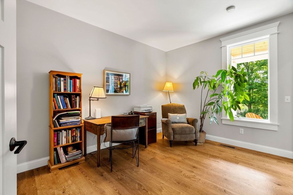 Home Office, Interior, Wood Texture Flooring