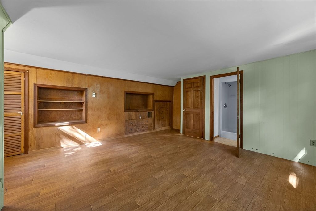 Empty room, Interior, Wood Texture Flooring, Wooden Walls