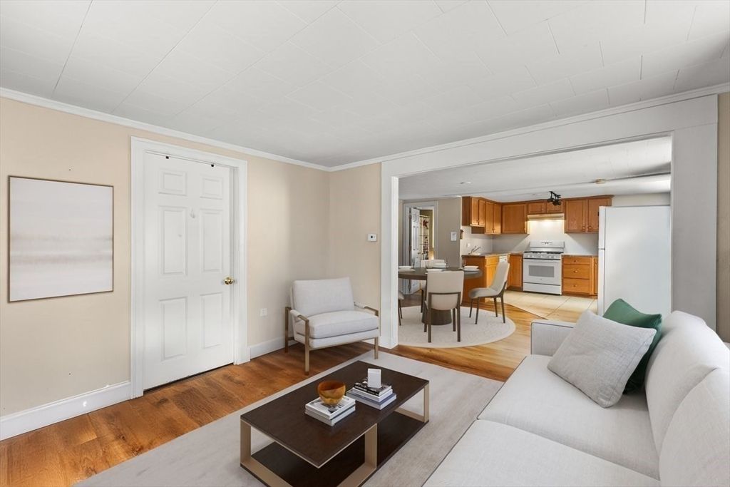 Dining room, Interior, Kitchen, Living room, Wood Texture Flooring