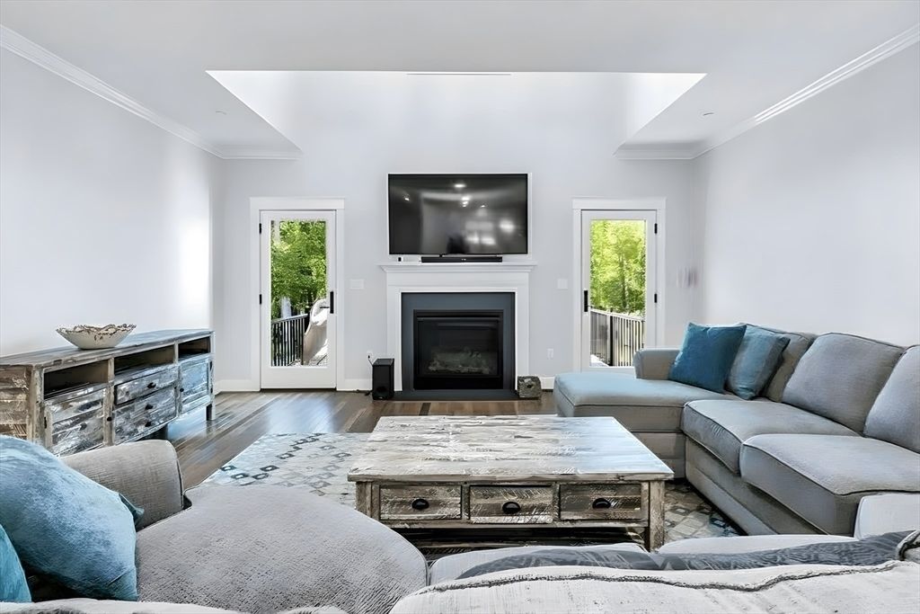 Fireplace, Interior, Living room, Wood Texture Flooring