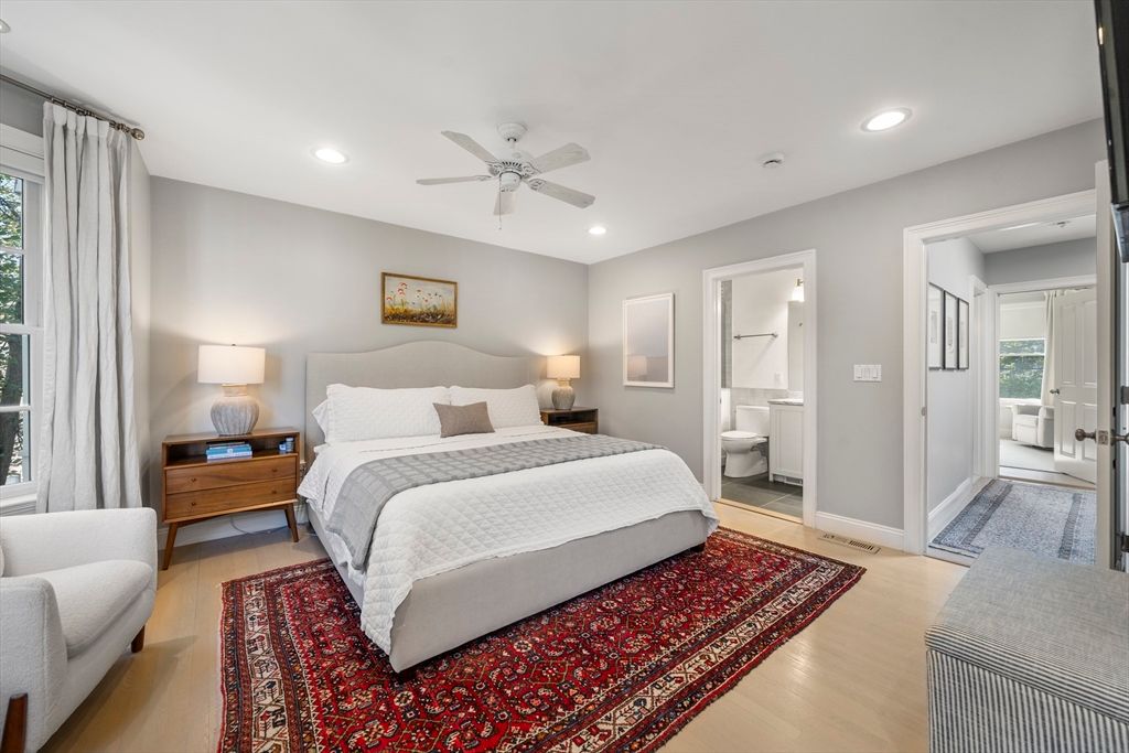 Bathroom, Bedroom, Interior, Recessed Lighting, Wood Texture Flooring