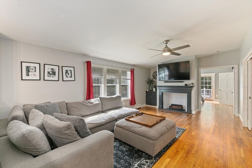 Fireplace, Interior, Living room, Wood Texture Flooring