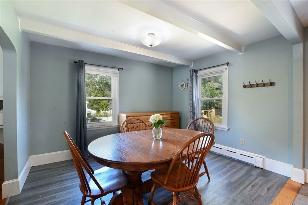 Dining room, Interior, Wood Texture Flooring