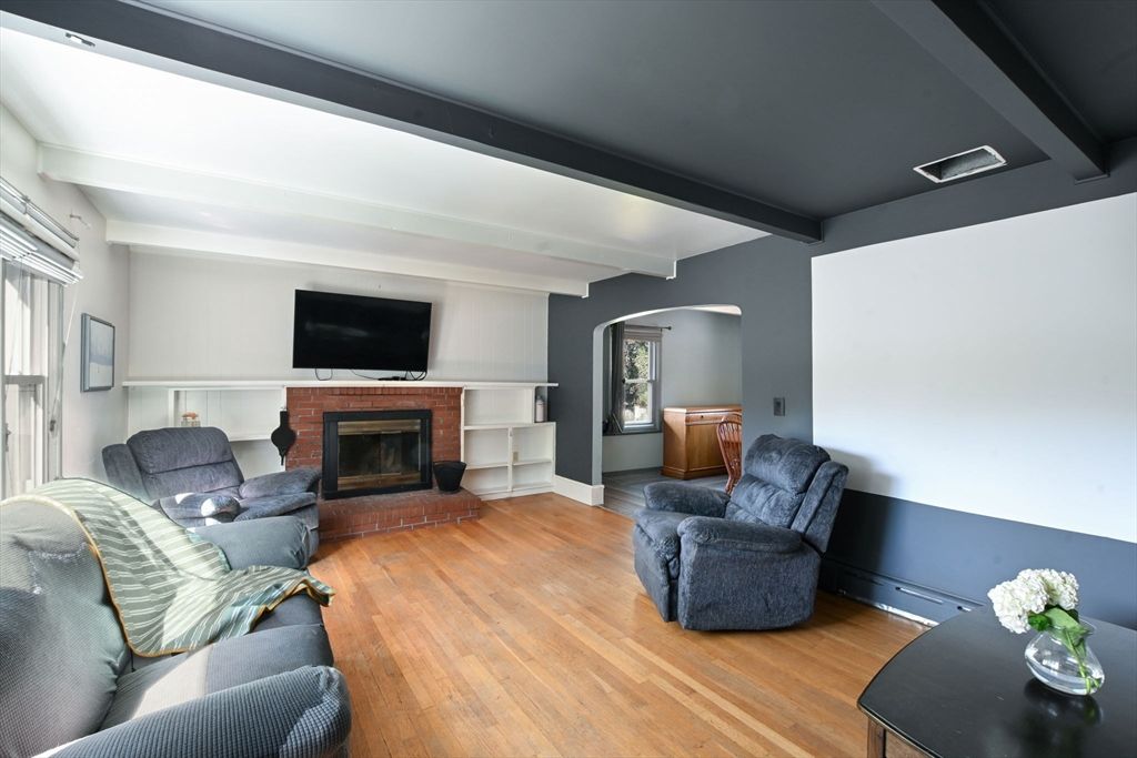 Fireplace, Interior, Living room, Wood Texture Flooring