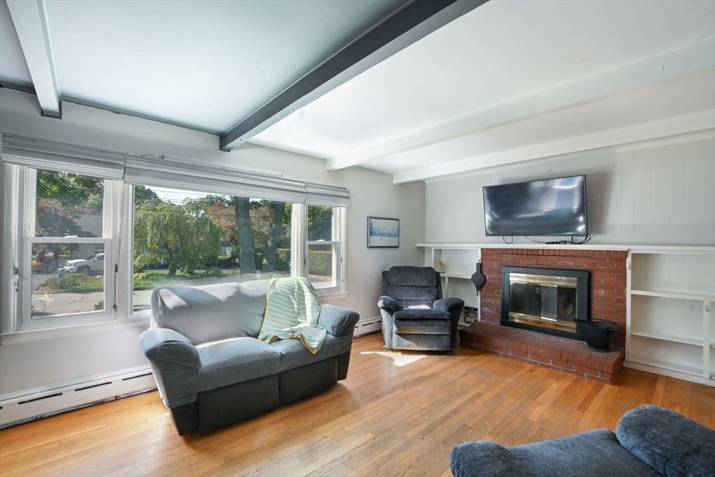 Fireplace, Interior, Living room, Wood Texture Flooring