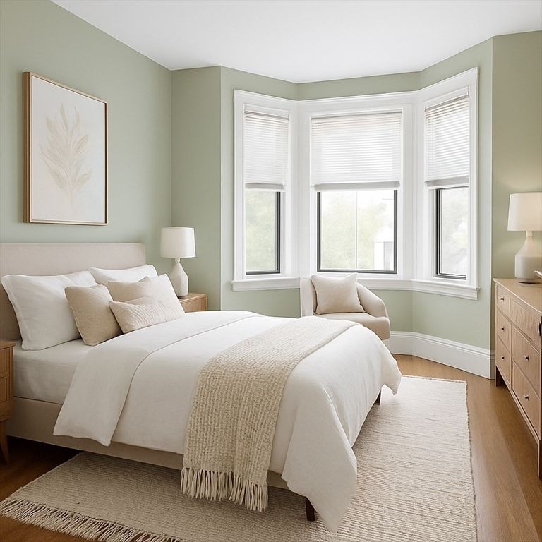 Bedroom, Interior, Wood Texture Flooring