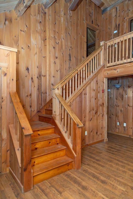 Interior, Wood Texture Flooring, Wooden Walls