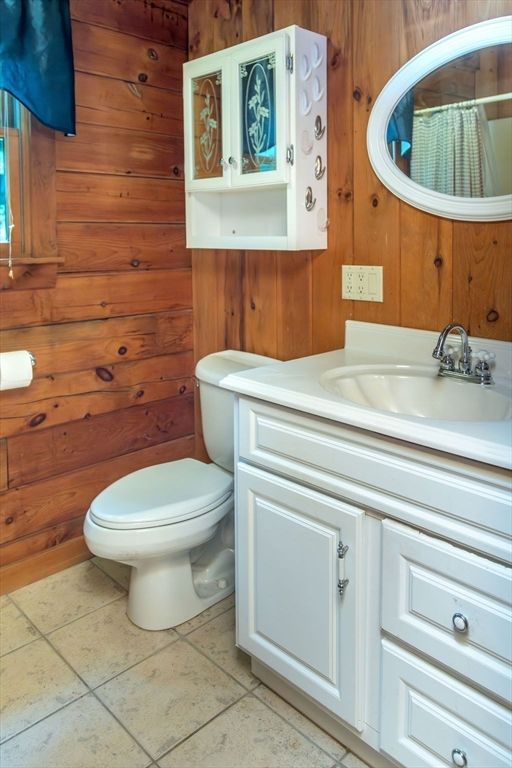 Bathroom, Interior, Wooden Walls