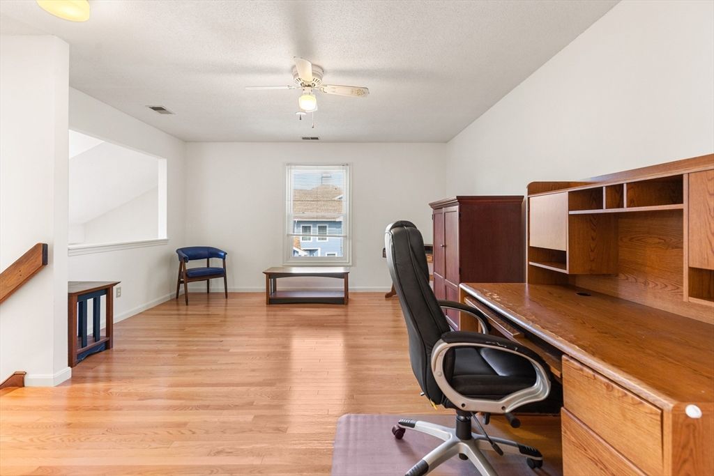 Home Office, Interior, Wood Texture Flooring