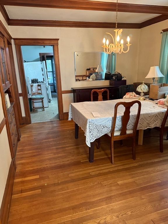 Bedroom, Chandelier, Interior, Wood Texture Flooring