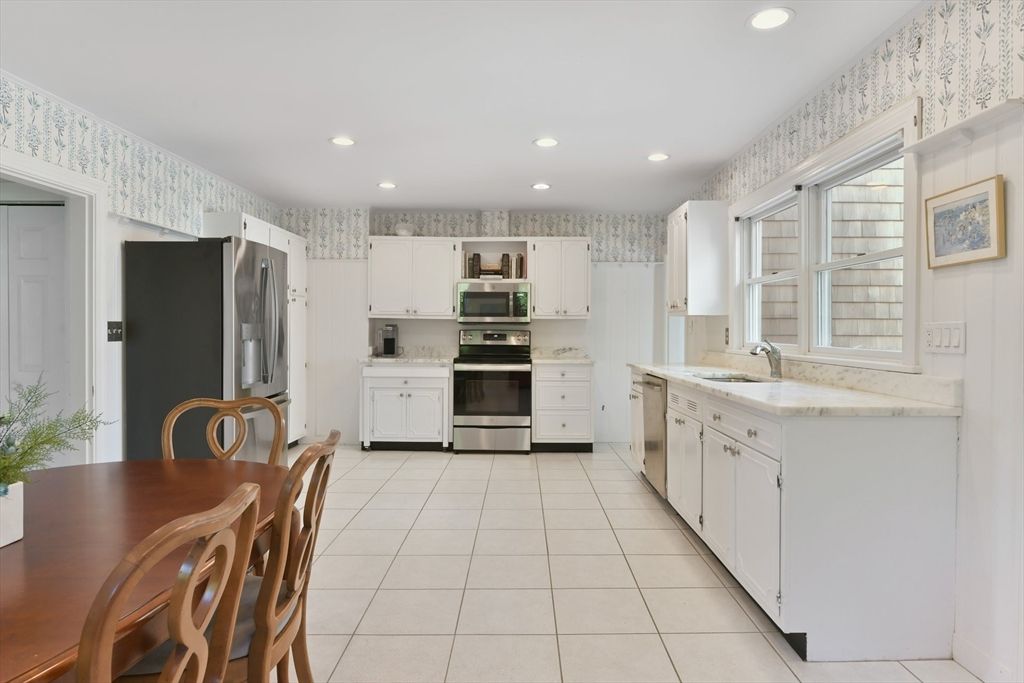 Interior, Kitchen, Recessed Lighting, Stainless Steel Appliances