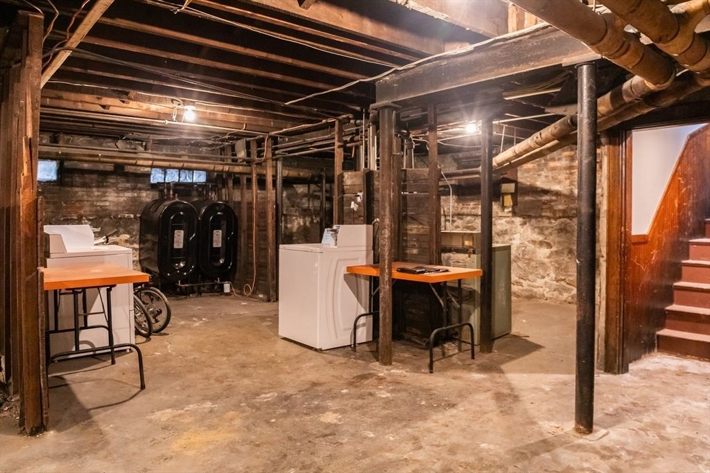 Interior, Stone Walls, Washer