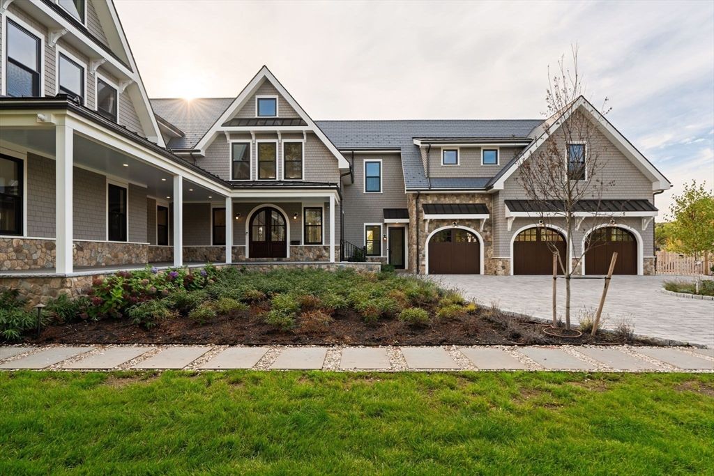 Attached, Backyard, Exterior, Facade, Farmhouse