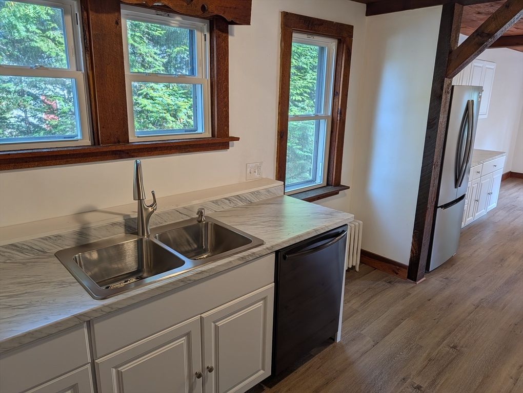 Interior, Kitchen, Wood Texture Flooring