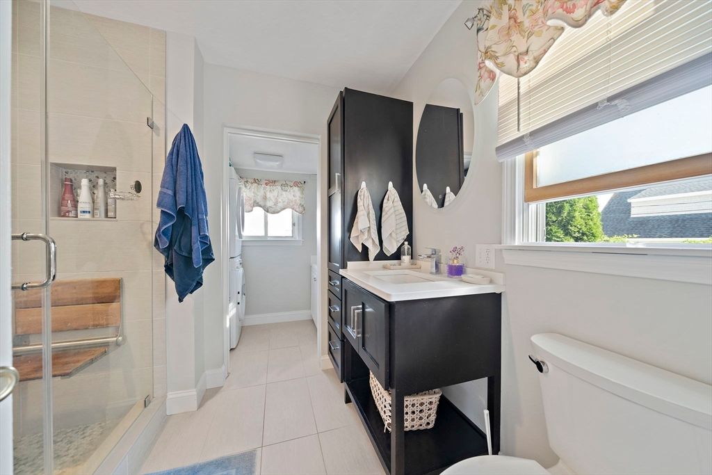Bathroom, Dual Sink Vanities, Glass Shower, Interior