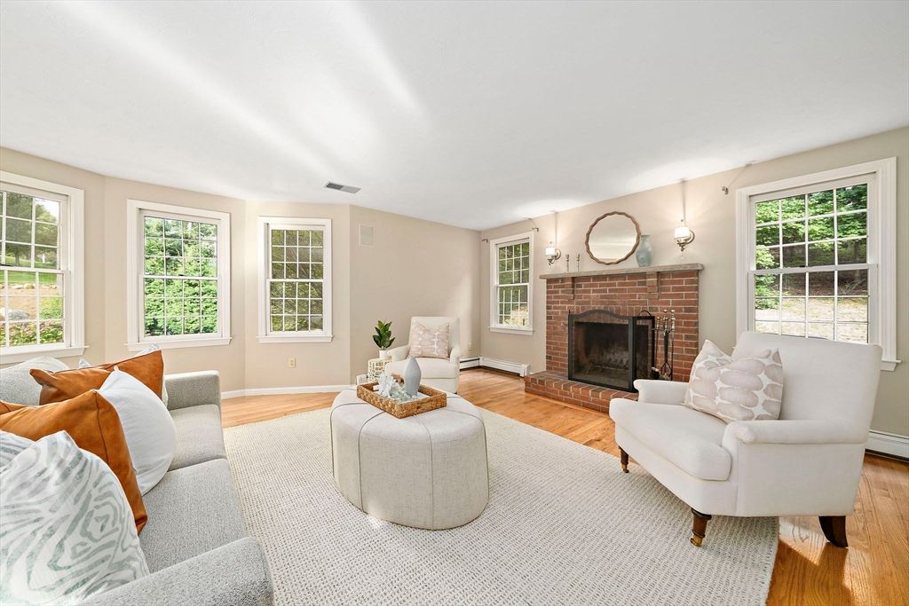 Fireplace, Interior, Living room, Wood Texture Flooring