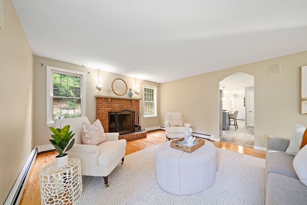 Fireplace, Interior, Living room, Wood Texture Flooring