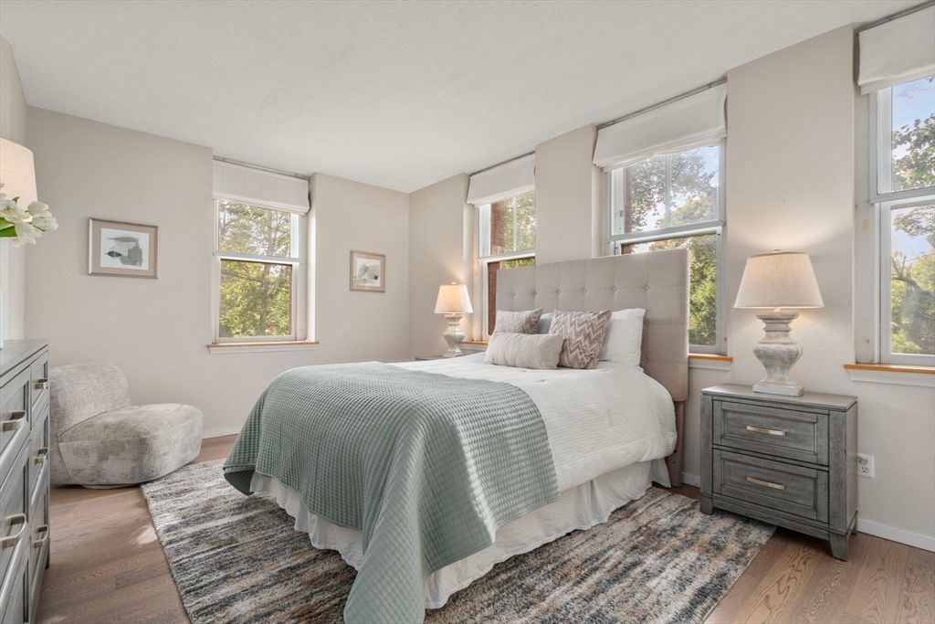 Bedroom, Interior, Wood Texture Flooring