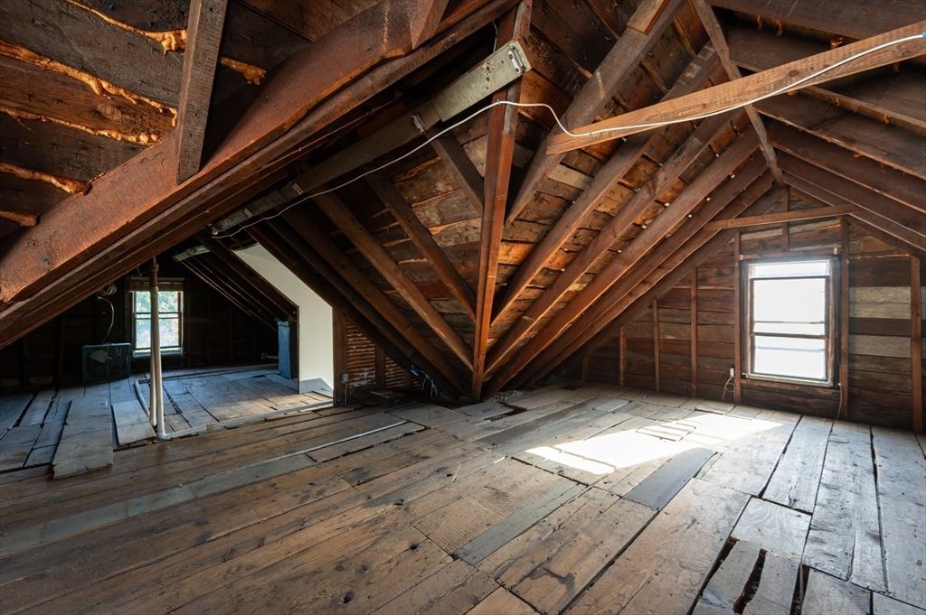 Empty room, Interior, Wooden Beams, Wooden Ceilings, Wood Texture Flooring, Wooden Walls