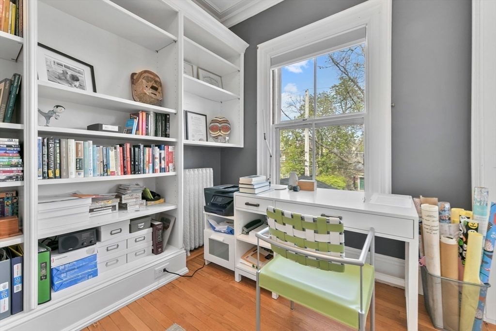 Home Office, Interior, Wood Texture Flooring