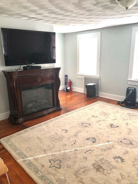 Fireplace, Interior, Wood Texture Flooring