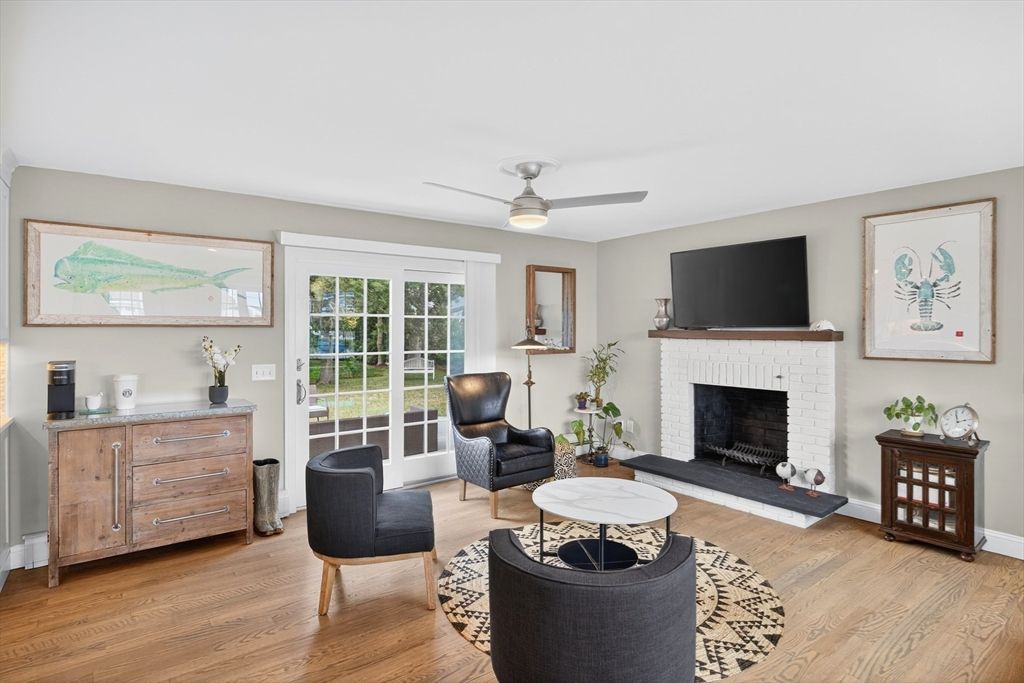 Fireplace, Interior, Living room, Wood Texture Flooring