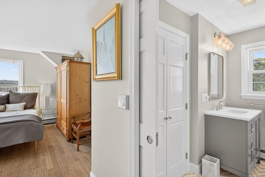 Bathroom, Interior, Wood Texture Flooring