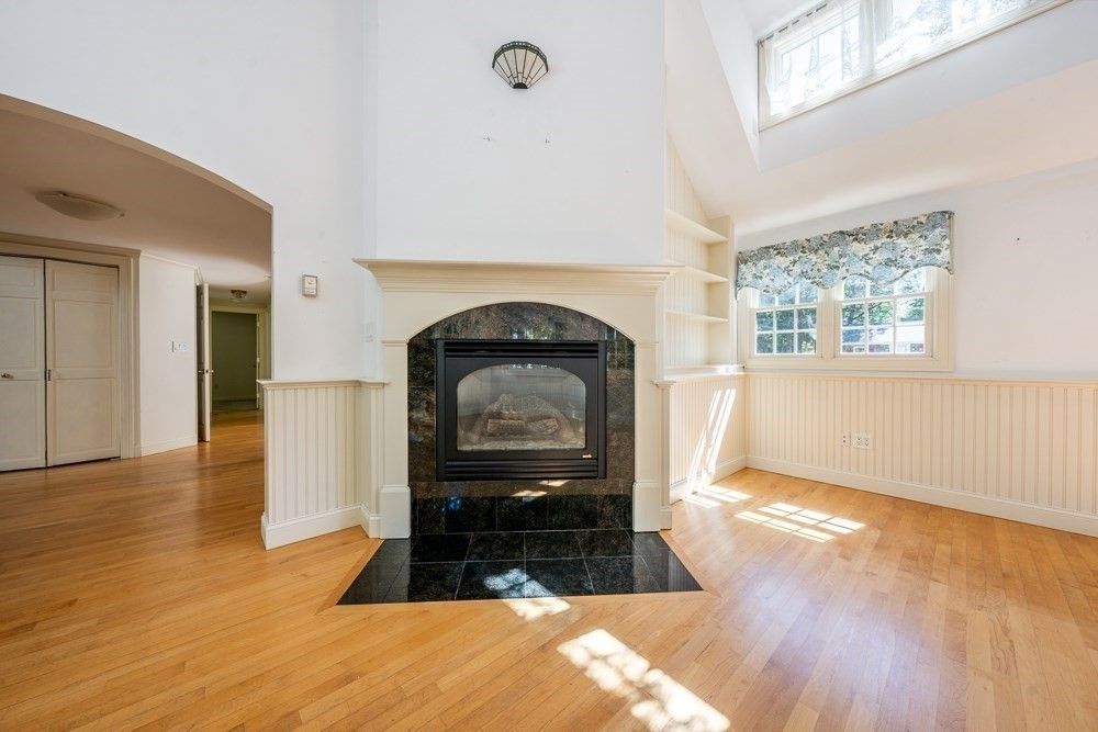 Fireplace, Interior, Wood Texture Flooring