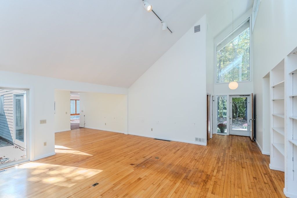 Empty room, Interior, Wood Texture Flooring