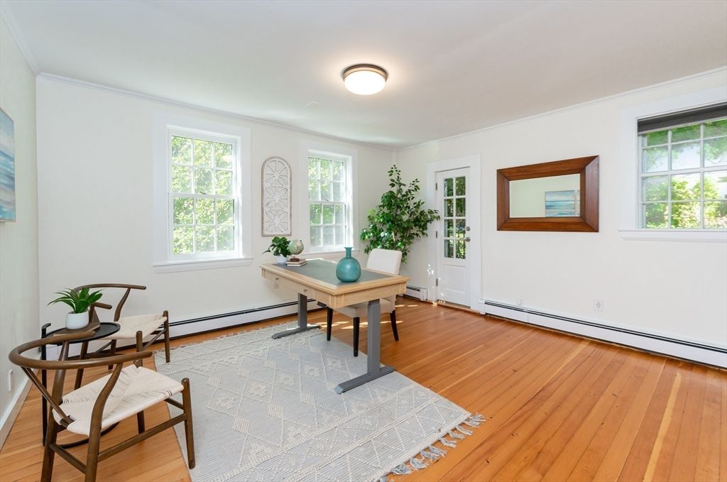 Home Office, Interior, Wood Texture Flooring