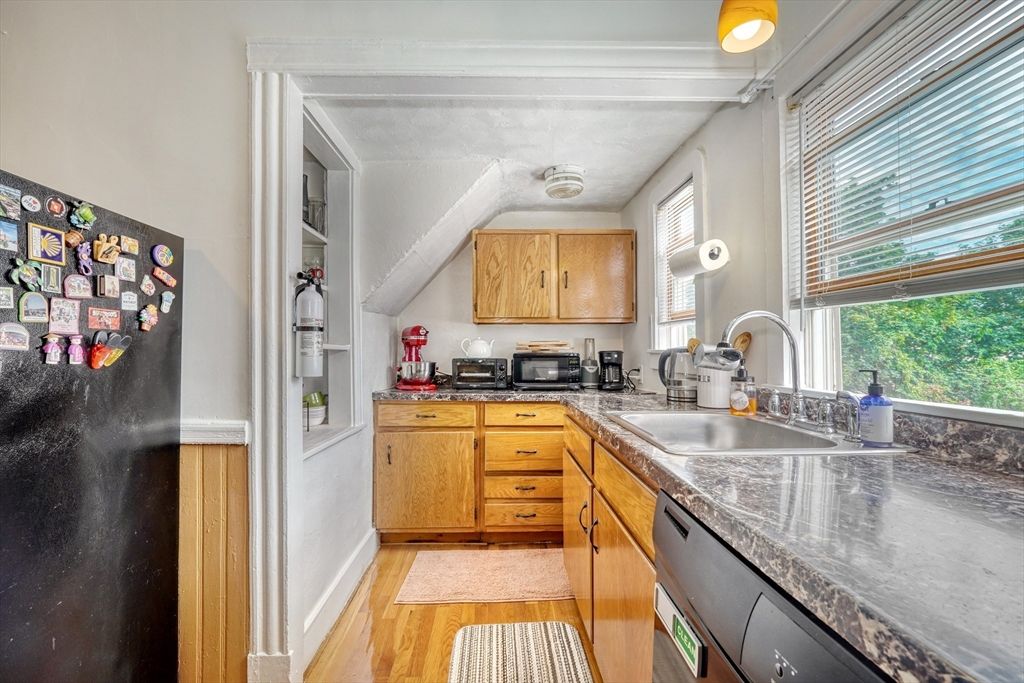 Interior, Kitchen, Wood Texture Flooring